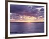 California, San Diego, Sunset Cliffs, Sunset over the Pacific Ocean-Christopher Talbot Frank-Framed Photographic Print