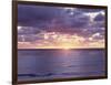 California, San Diego, Sunset Cliffs, Sunset over the Pacific Ocean-Christopher Talbot Frank-Framed Photographic Print