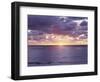 California, San Diego, Sunset Cliffs, Sunset over the Pacific Ocean-Christopher Talbot Frank-Framed Photographic Print