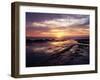California, San Diego, Sunset Cliffs, Sunset over the Tide Pools-Christopher Talbot Frank-Framed Premium Photographic Print
