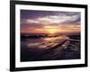 California, San Diego, Sunset Cliffs, Sunset over the Tide Pools-Christopher Talbot Frank-Framed Photographic Print