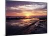 California, San Diego, Sunset Cliffs, Sunset over the Tide Pools-Christopher Talbot Frank-Mounted Photographic Print