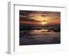 California, San Diego, Sunset Cliffs, Sunset over Tide Pools-Christopher Talbot Frank-Framed Photographic Print