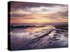 California, San Diego, Sunset Cliffs, Sunset Reflecting in Tide Pools-Christopher Talbot Frank-Stretched Canvas