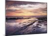 California, San Diego, Sunset Cliffs, Sunset Reflecting in Tide Pools-Christopher Talbot Frank-Mounted Premium Photographic Print