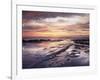 California, San Diego, Sunset Cliffs, Sunset Reflecting in Tide Pools-Christopher Talbot Frank-Framed Photographic Print