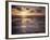 California, San Diego, Sunset Cliffs, Sunset Reflecting in Tide Pools-Christopher Talbot Frank-Framed Photographic Print