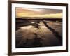 California, San Diego, Sunset Cliffs, Sunset Reflecting in Tide Pools-Christopher Talbot Frank-Framed Photographic Print