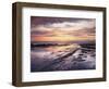 California, San Diego, Sunset Cliffs, Sunset Reflecting in Tide Pools-Christopher Talbot Frank-Framed Photographic Print