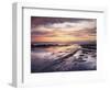 California, San Diego, Sunset Cliffs, Sunset Reflecting in Tide Pools-Christopher Talbot Frank-Framed Photographic Print