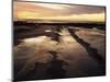 California, San Diego, Sunset Cliffs, Sunset Reflecting in Tide Pools-Christopher Talbot Frank-Mounted Photographic Print