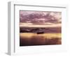 California, San Diego, Sunset Cliffs, Sunset Reflecting on a Beach-Christopher Talbot Frank-Framed Photographic Print