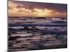 California, San Diego, Sunset Cliffs, Sunset Through Storm Clouds-Christopher Talbot Frank-Mounted Premium Photographic Print