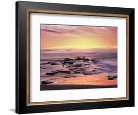 California, San Diego. Sunset Cliffs Tide Pools Reflecting the Sunset-Christopher Talbot Frank-Framed Photographic Print