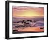 California, San Diego. Sunset Cliffs Tide Pools Reflecting the Sunset-Christopher Talbot Frank-Framed Photographic Print