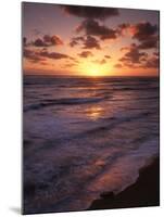 California, San Diego, Sunset Cliffs, Waves Crashing on a Beach-Christopher Talbot Frank-Mounted Premium Photographic Print