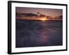 California, San Diego, Sunset Cliffs, Waves on the Ocean at Sunset-Christopher Talbot Frank-Framed Photographic Print