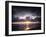 California, San Diego, Sunset over a Beach and Waves on the Ocean-Christopher Talbot Frank-Framed Photographic Print