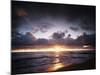 California, San Diego, Sunset over a Beach and Waves on the Ocean-Christopher Talbot Frank-Mounted Photographic Print