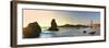 California, San Francisco, Baker's Beach and Golden Gate Bridge, USA-Michele Falzone-Framed Photographic Print