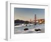 California, San Francisco, Baker's Beach and Golden Gate Bridge, USA-Michele Falzone-Framed Photographic Print