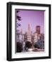 California, San Francisco, Downtown and Transamerica Building from Telegraph Hill Historic District-Alan Copson-Framed Photographic Print