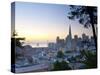California, San Francisco, Downtown and Transamerica Building, USA-Alan Copson-Stretched Canvas