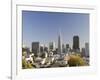 California, San Francisco, Downtown Skyline and Transamerican Pyramid, USA-Michele Falzone-Framed Photographic Print