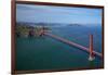 California, San Francisco, Golden Gate Bridge and San Francisco Bay-David Wall-Framed Photographic Print