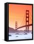 California, San Francisco, Golden Gate Bridge from Marshall Beach, USA-Alan Copson-Framed Stretched Canvas