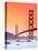 California, San Francisco, Golden Gate Bridge from Marshall Beach, USA-Alan Copson-Stretched Canvas