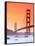 California, San Francisco, Golden Gate Bridge from Marshall Beach, USA-Alan Copson-Framed Stretched Canvas