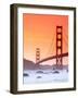 California, San Francisco, Golden Gate Bridge from Marshall Beach, USA-Alan Copson-Framed Photographic Print