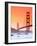 California, San Francisco, Golden Gate Bridge from Marshall Beach, USA-Alan Copson-Framed Photographic Print