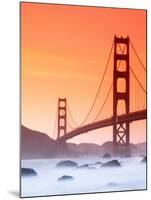 California, San Francisco, Golden Gate Bridge from Marshall Beach, USA-Alan Copson-Mounted Photographic Print