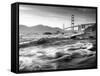 California, San Francisco, Golden Gate Bridge from Marshall Beach, USA-Alan Copson-Framed Stretched Canvas