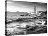 California, San Francisco, Golden Gate Bridge from Marshall Beach, USA-Alan Copson-Stretched Canvas