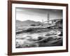 California, San Francisco, Golden Gate Bridge from Marshall Beach, USA-Alan Copson-Framed Photographic Print