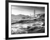 California, San Francisco, Golden Gate Bridge from Marshall Beach, USA-Alan Copson-Framed Photographic Print