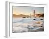 California, San Francisco, Golden Gate Bridge from Marshall Beach, USA-Alan Copson-Framed Photographic Print