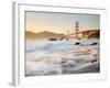 California, San Francisco, Golden Gate Bridge from Marshall Beach, USA-Alan Copson-Framed Photographic Print