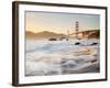 California, San Francisco, Golden Gate Bridge from Marshall Beach, USA-Alan Copson-Framed Photographic Print