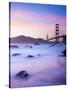 California, San Francisco, Golden Gate Bridge from Marshall Beach, USA-Alan Copson-Stretched Canvas