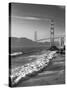 California, San Francisco, Golden Gate Bridge from Marshall Beach, USA-Alan Copson-Stretched Canvas