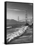 California, San Francisco, Golden Gate Bridge from Marshall Beach, USA-Alan Copson-Framed Stretched Canvas