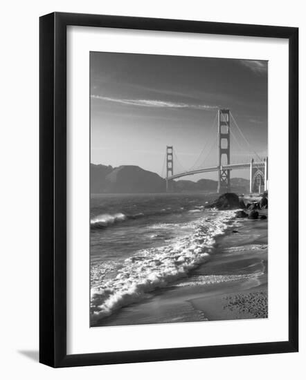 California, San Francisco, Golden Gate Bridge from Marshall Beach, USA-Alan Copson-Framed Photographic Print