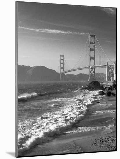 California, San Francisco, Golden Gate Bridge from Marshall Beach, USA-Alan Copson-Mounted Photographic Print