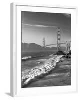 California, San Francisco, Golden Gate Bridge from Marshall Beach, USA-Alan Copson-Framed Photographic Print