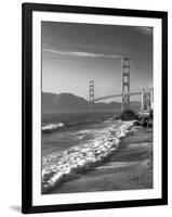 California, San Francisco, Golden Gate Bridge from Marshall Beach, USA-Alan Copson-Framed Photographic Print