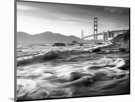 California, San Francisco, Golden Gate Bridge from Marshall Beach, USA-Alan Copson-Mounted Photographic Print